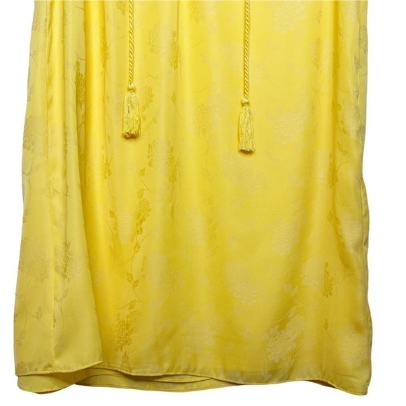 CHELSEA & VIOLET NWT Ruffle Sleeve Boho Peasant Dress Size Small in Maize Yellow - Picture 7 of 14